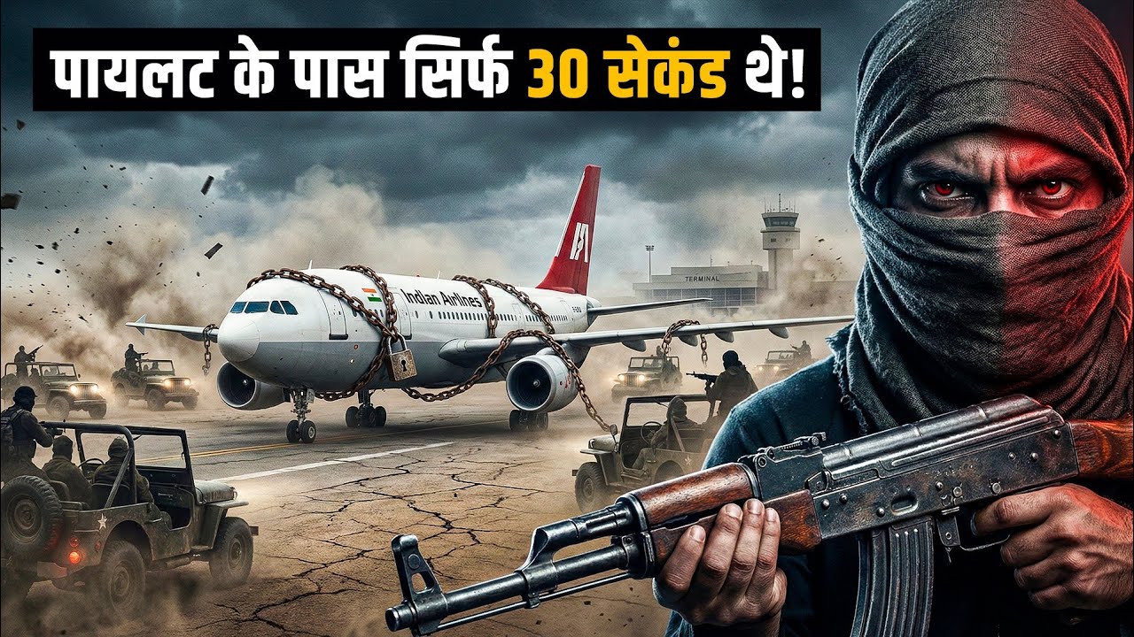 भारत का सबसे खतरनाक प्लेन हाईजैक – 176 ज़िंदगियां दांव पर! 