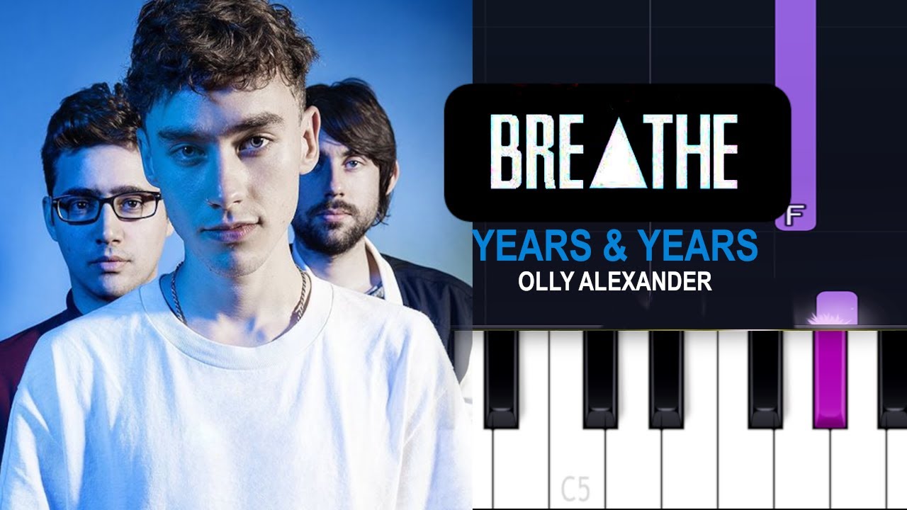 Olly Alexander, Years & Years - Breathe (Piano Tutorial)