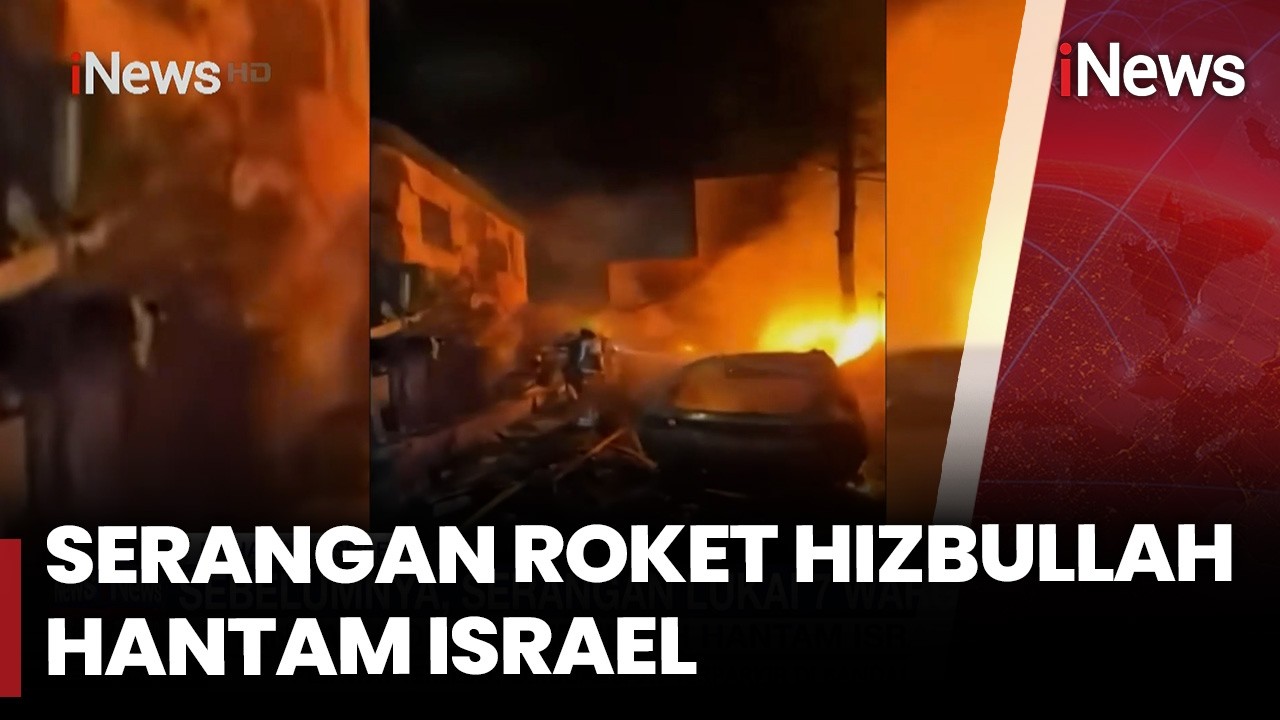 7 Warga Israel Terluka Kena Serangan Roket Hizbullah | iNews Malam (17/3)