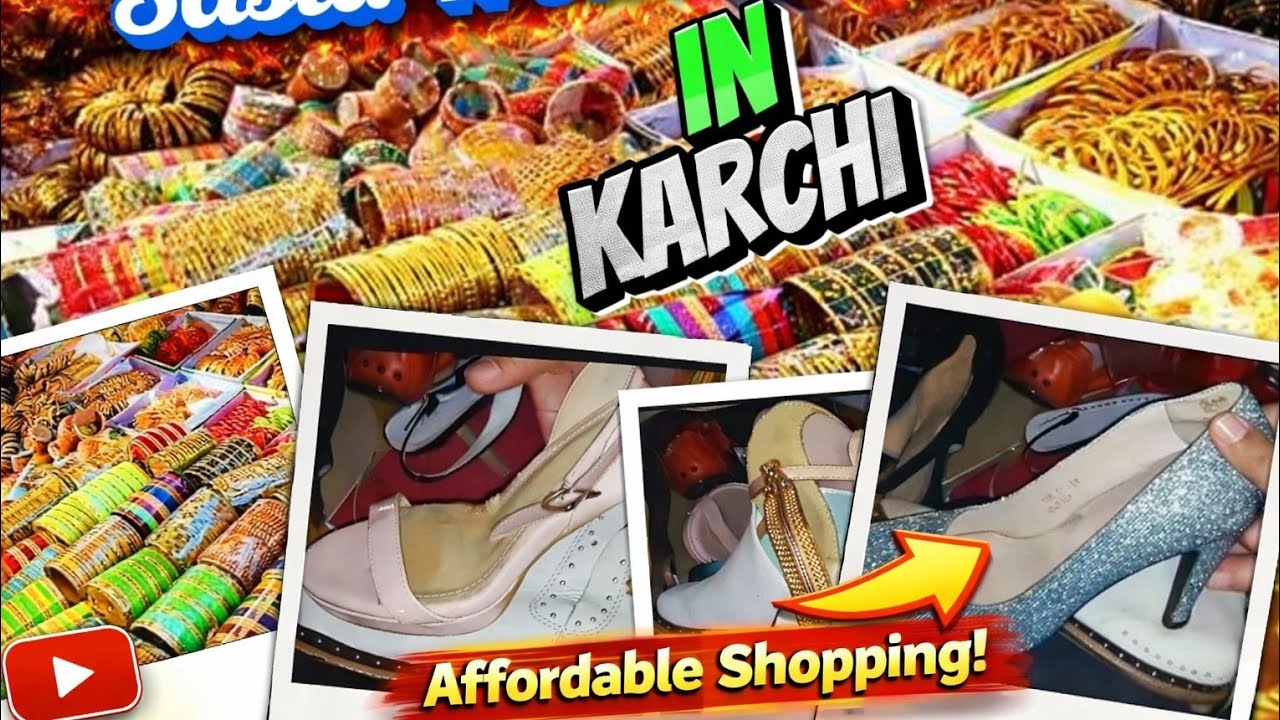 Karachi Sasti treen Market  | Cheapest Ladies shose || Sadar Market