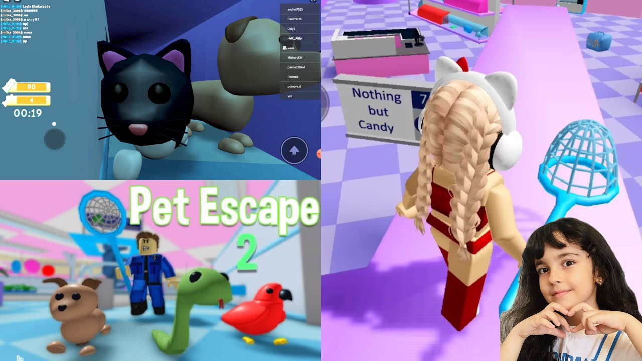 Играю с мамой Roblox!  (часть 1) |  Pet Escape 2