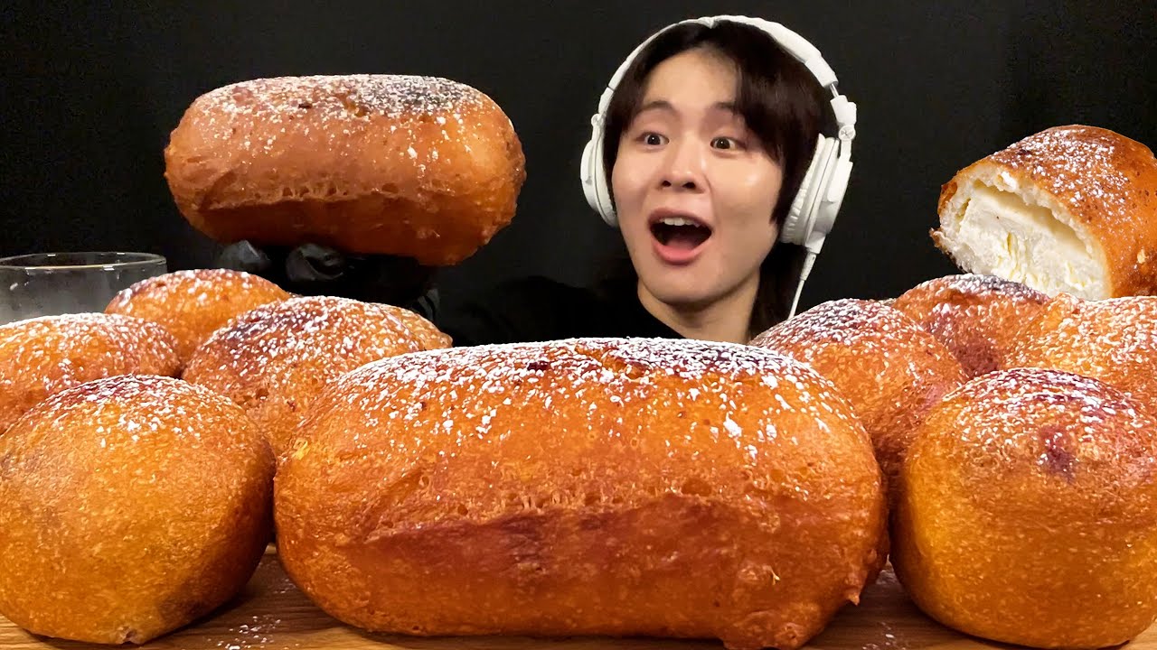 ASMR fried butter‼️【chewing sound/Mukbang/Eating sounds】
