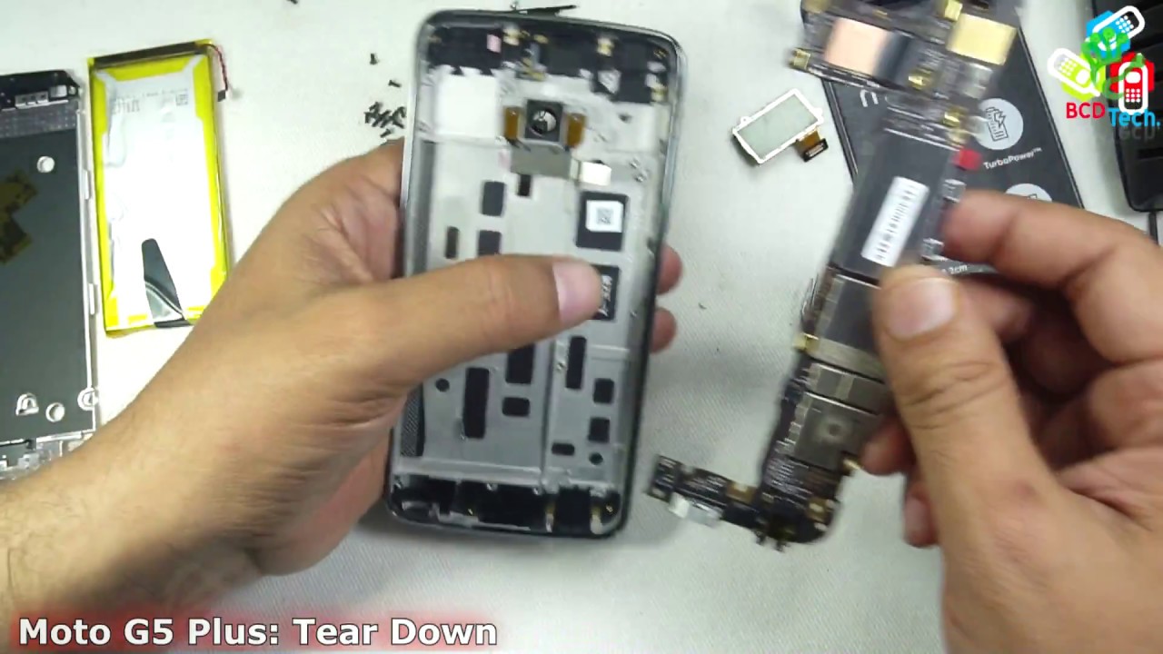 Moto G5 Plus: Tear Down & Parts Replacements by BCD Tech Long Video