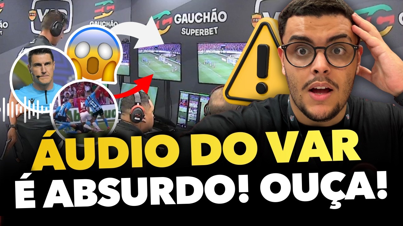 ⚠️🚨💣 ABSURDO! OUÇA O ÁUDIO DO VAR NO GRENAL! VAR TINHA DITO QUE ERA PÊNALTI E MUDOU! ÁUDIO COMPLETO
