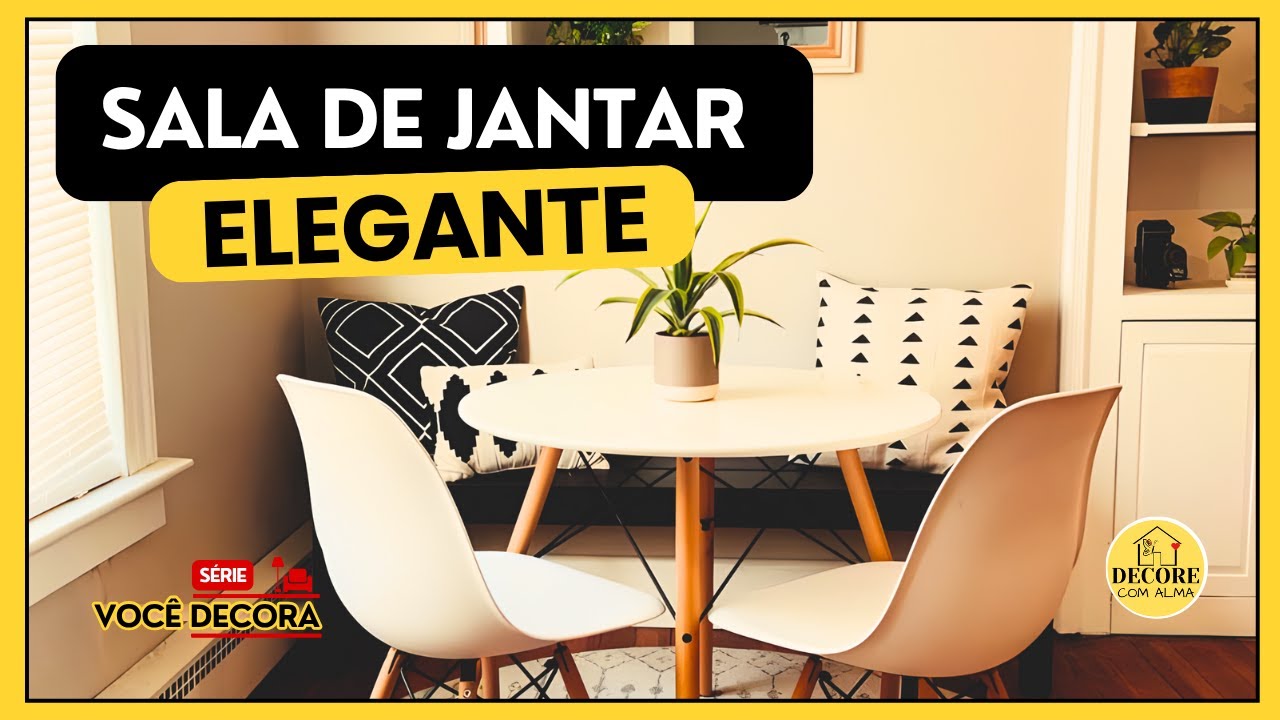 Sala de jantar simples e elegante ✨Decoração gastando pouco | EP6
