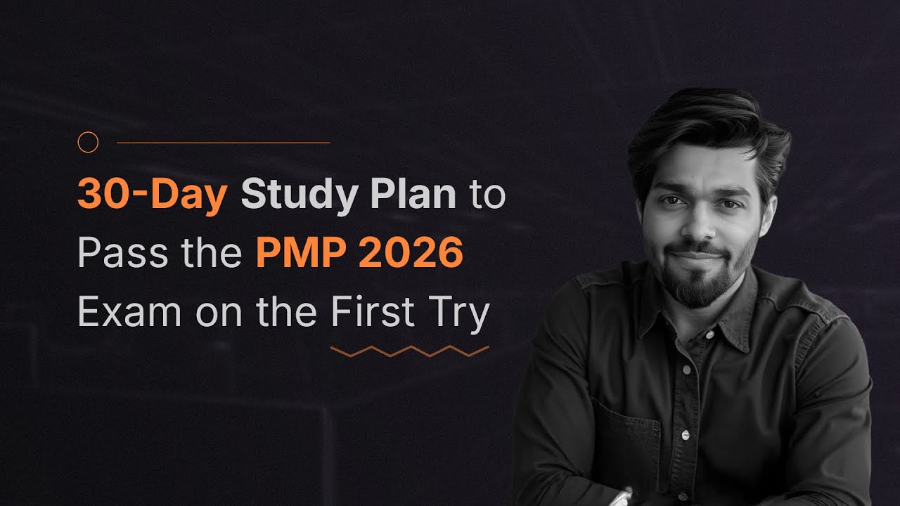 How to Crack the PMP Exam 2026 in Just 30 Days (Proven Study Plan) | Techademy