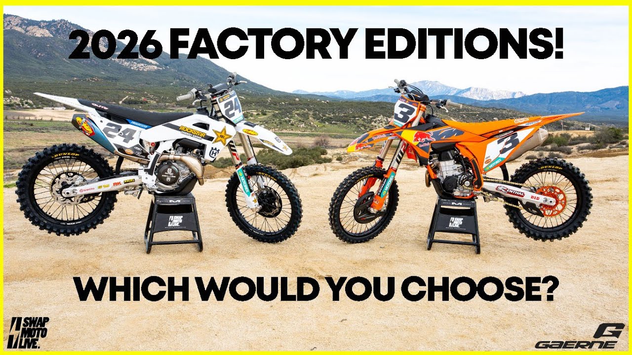 FACTORY EDITIONS! Husqvarna FC 450 vs, KTM 450 SX-F - Which Would You Pick?