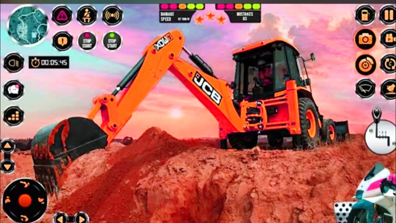 Modern JCB Simulator 🚜 | Hindi Gameplay | Construction Truck Simulator | Android Game 2025