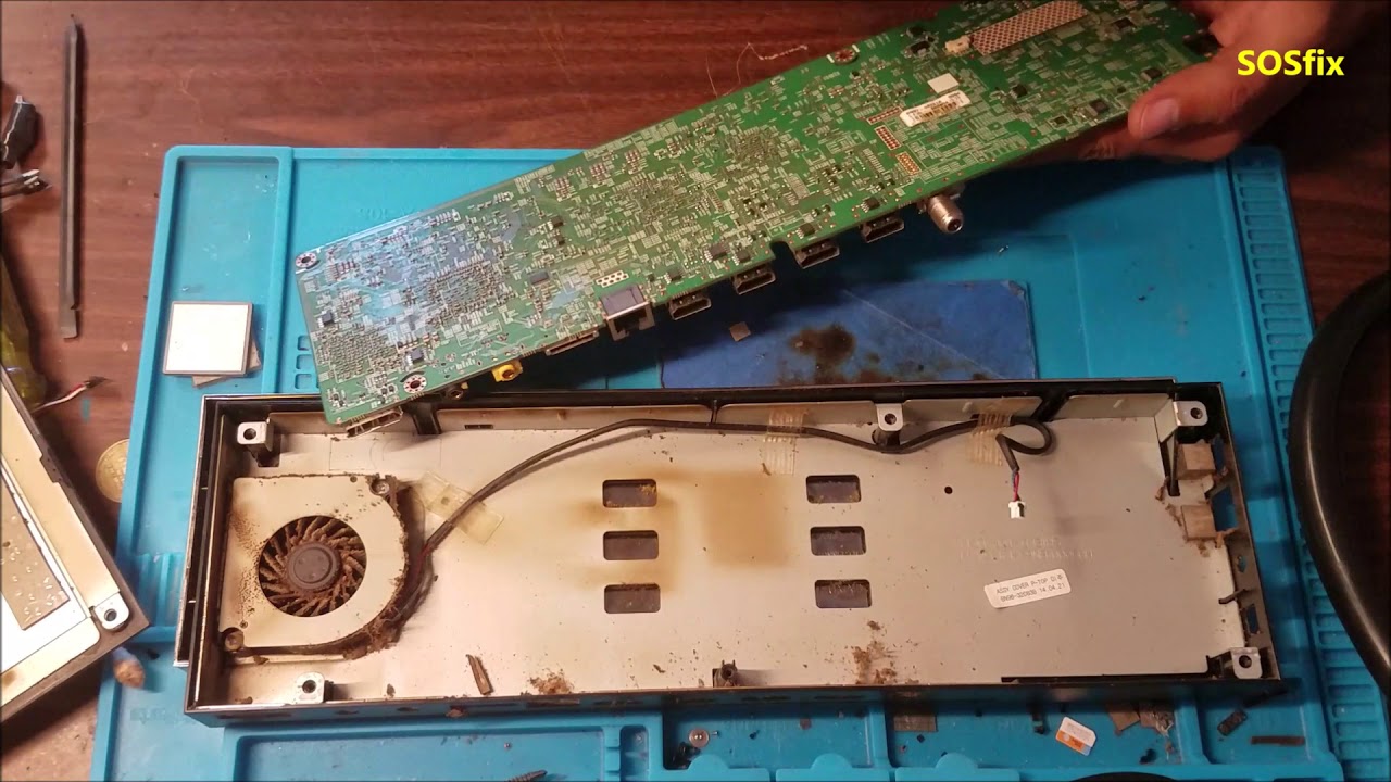 samsung  tv UN65HU9000 cooling fan error and over heating easy repair