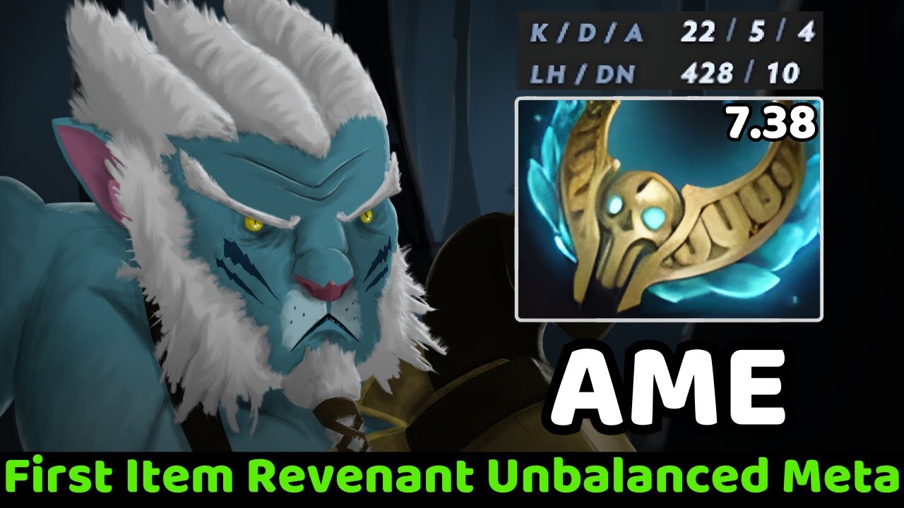 AME [Phantom Lancer] First Item Is Revenant Build 7.38 New Meta 22 Kills Dota2 #dota2 #AME