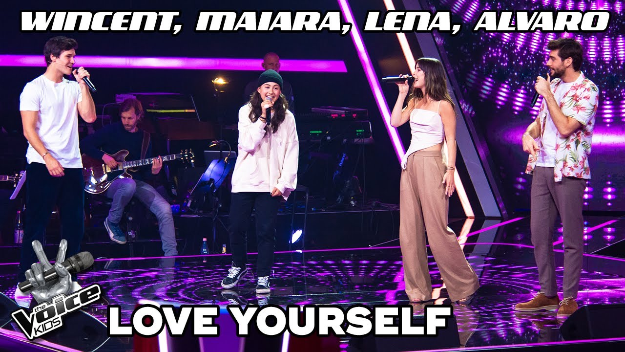 Justin Bieber - Love Yourself (Lena, Alvaro, Wincent & Maiara) | The Voice Kids 2022
