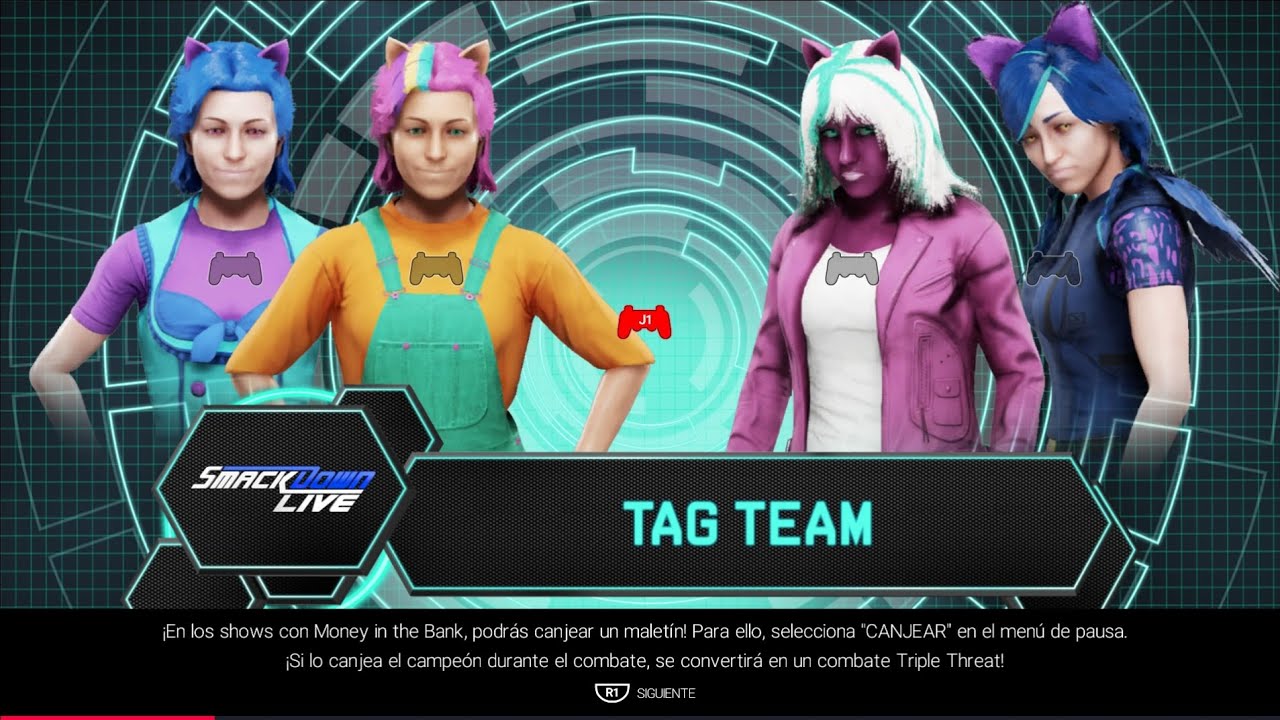 WWE 2k19 The Manes-5 vs Las Villanas de la G-5(12° combate del Superclásico de la G-5 de MLP)