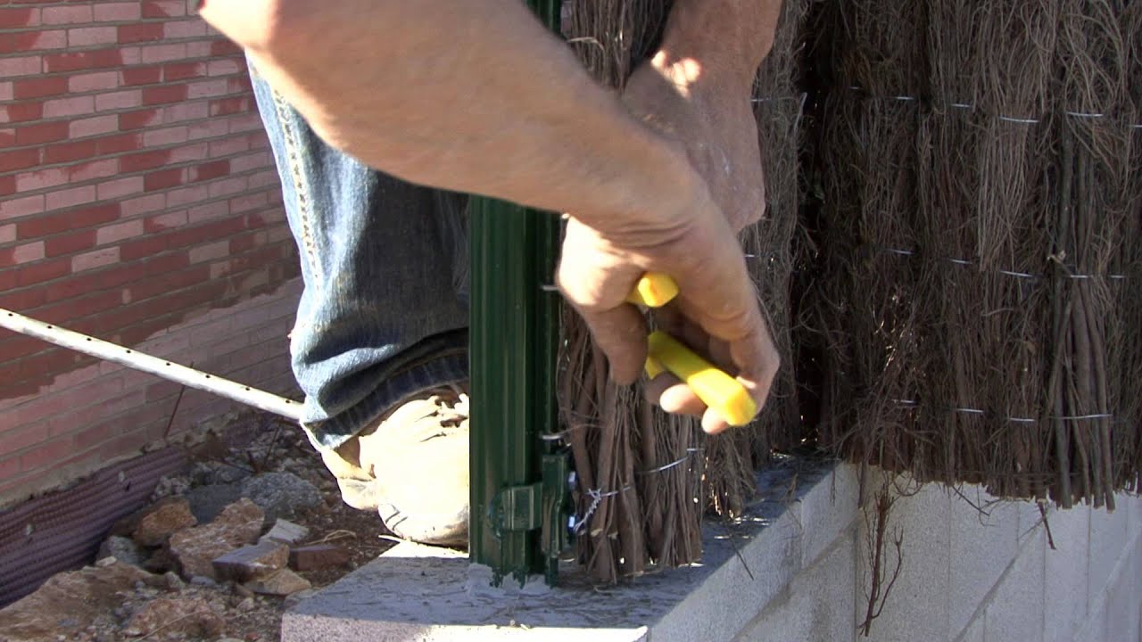 Comment installer une clôture de brande de bruyère?