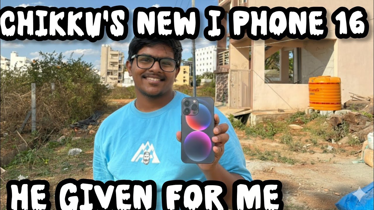 Chikku's new i phone 16 He given for me to make vlogs 🫶❤️