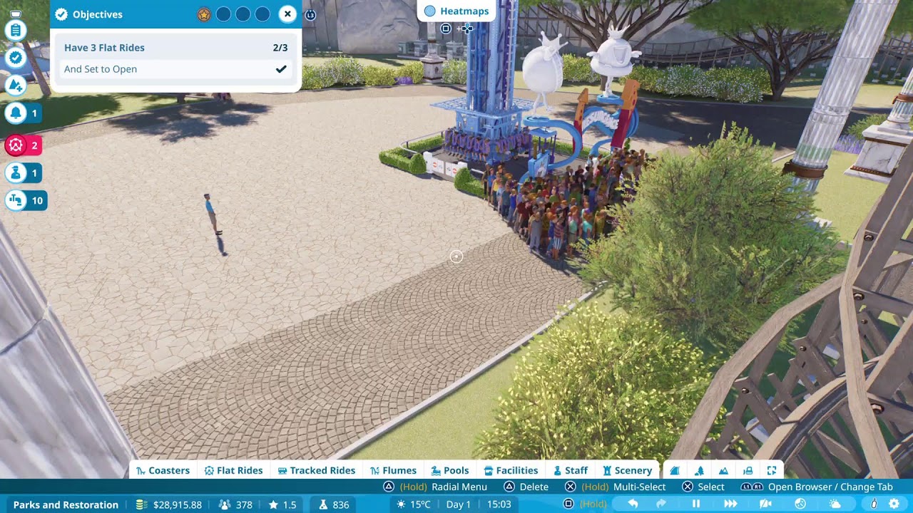 BACK WITH A SHORT FELLOW STREAM! Planet Coaster 2!✨‼️