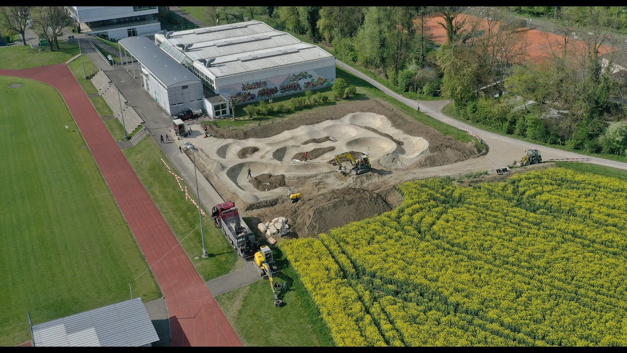 Pumptrack Buchs AG Parkplatz