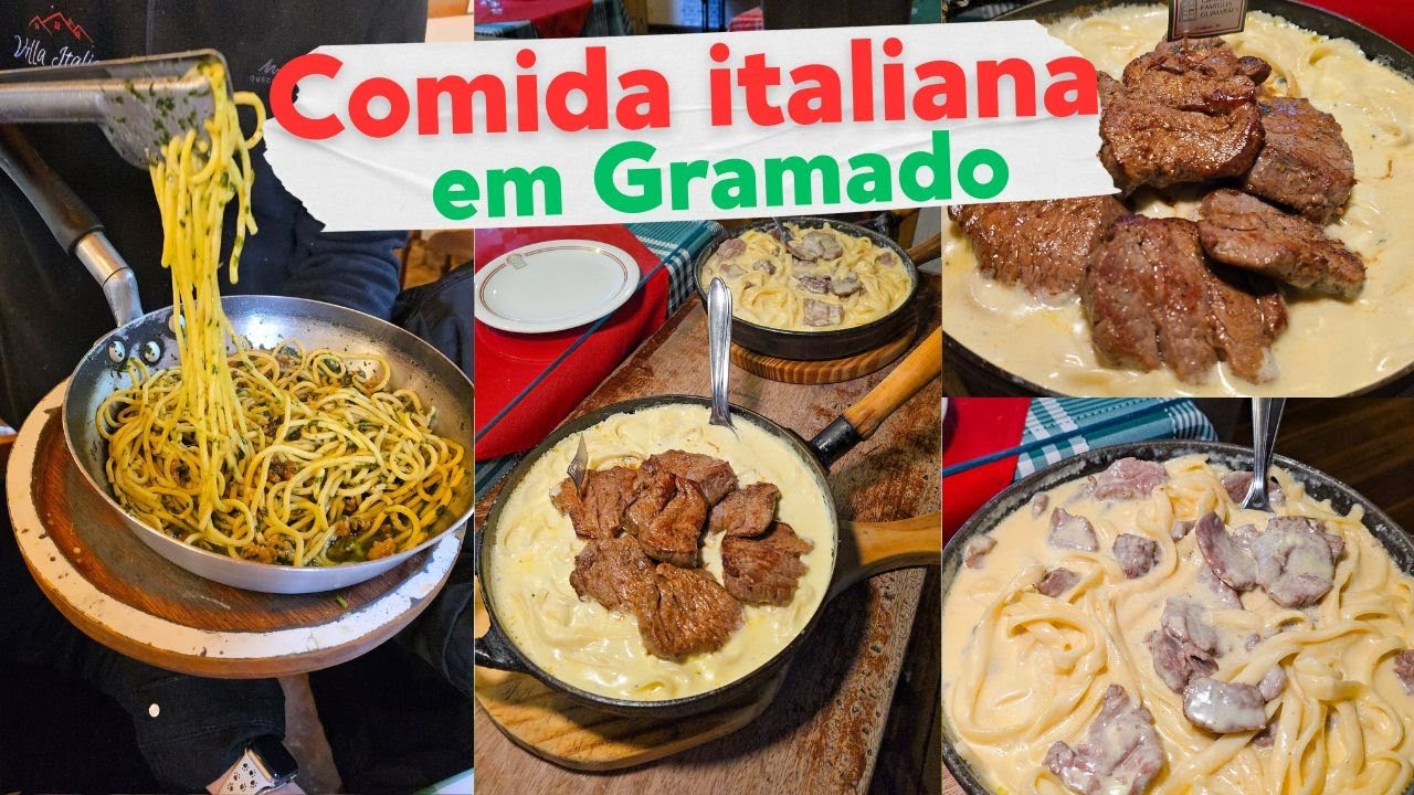 Onde comer comida italiana em Gramado. Três restaurantes italianos com bons preços e descontos