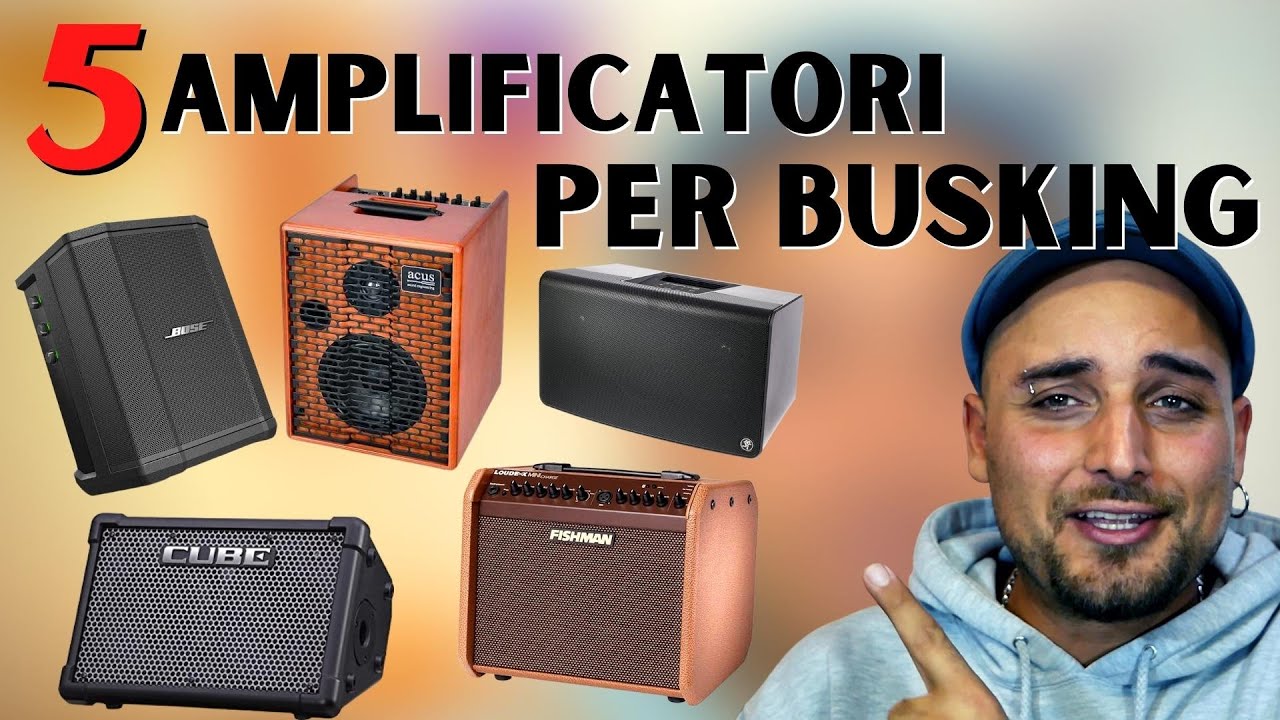5 AMPLIFICATORI A BATTERIA per MUSICISTI DI STRADA