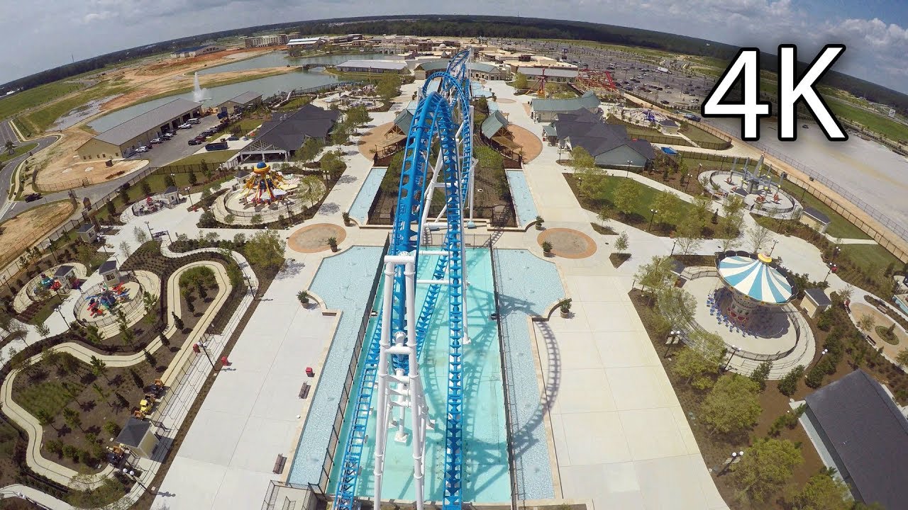 Rollin' Thunder front seat on-ride 4K POV The Park at OWA