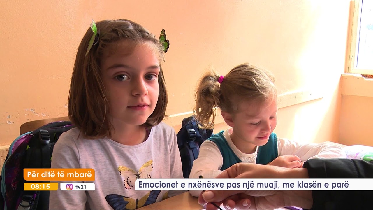 Emocionet e nxënësve pas një muaji, me klasën e parë 10.10.2017