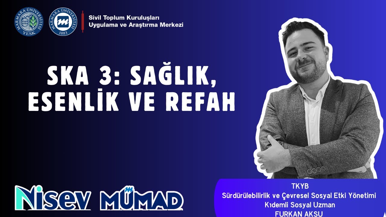 EDU YESK Eğitimleri | SKA 3: SAĞLIK, ESENLİK VE REFAH