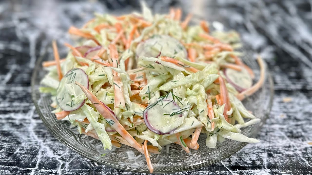 Salade de choux express ultra crémeuse 🥗 STYLE COLESLAW