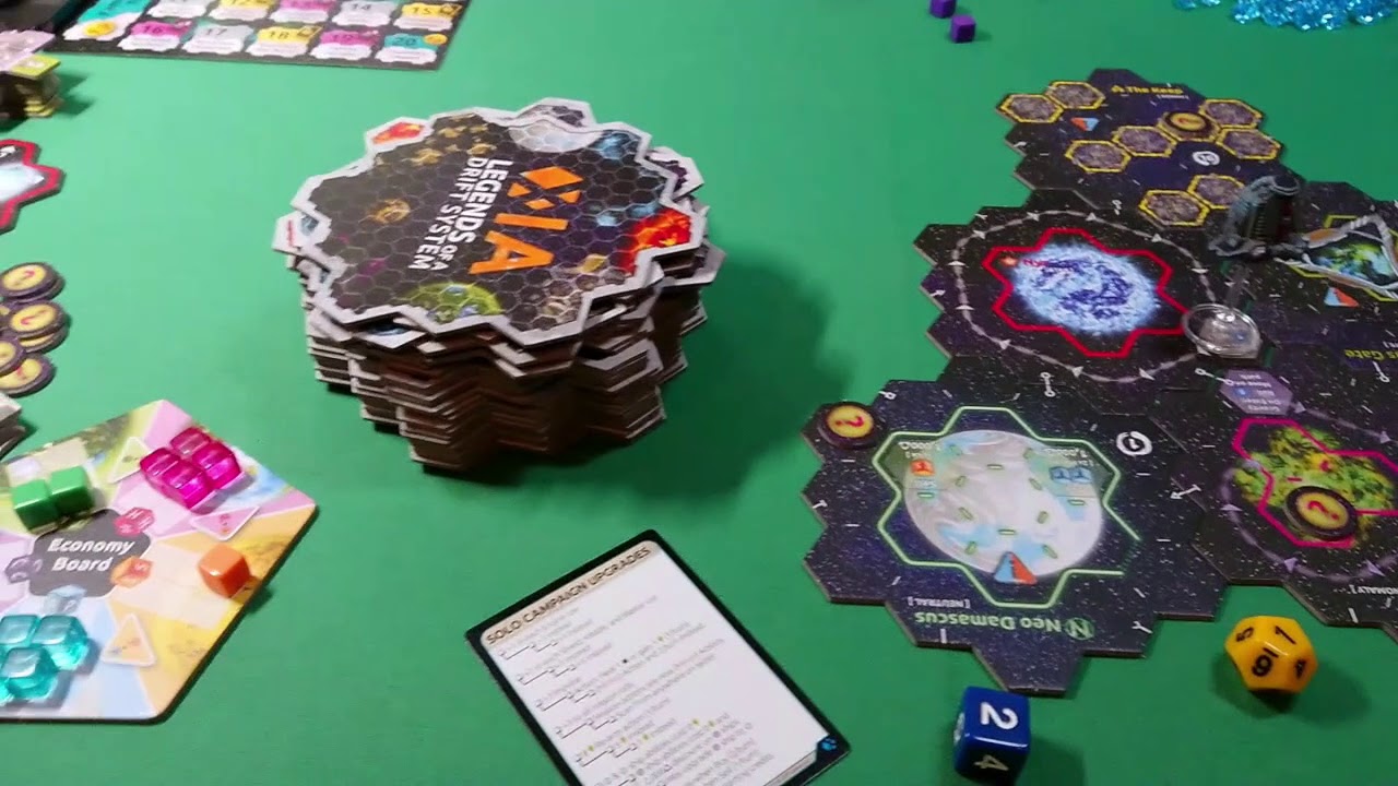 XIA-Embers [3] Правила соло-режима и пробная мини-партия в настольную игру XIA соло
