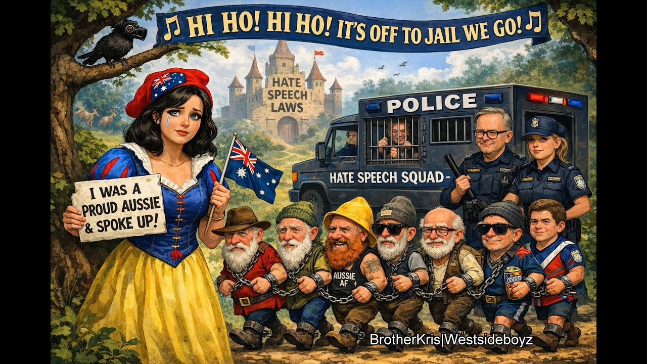 Hi Ho, Hi Ho ,Its Off To Jail We Go- BrotherKris|Westsideboyz (Satire / Aussie Protest Song)
