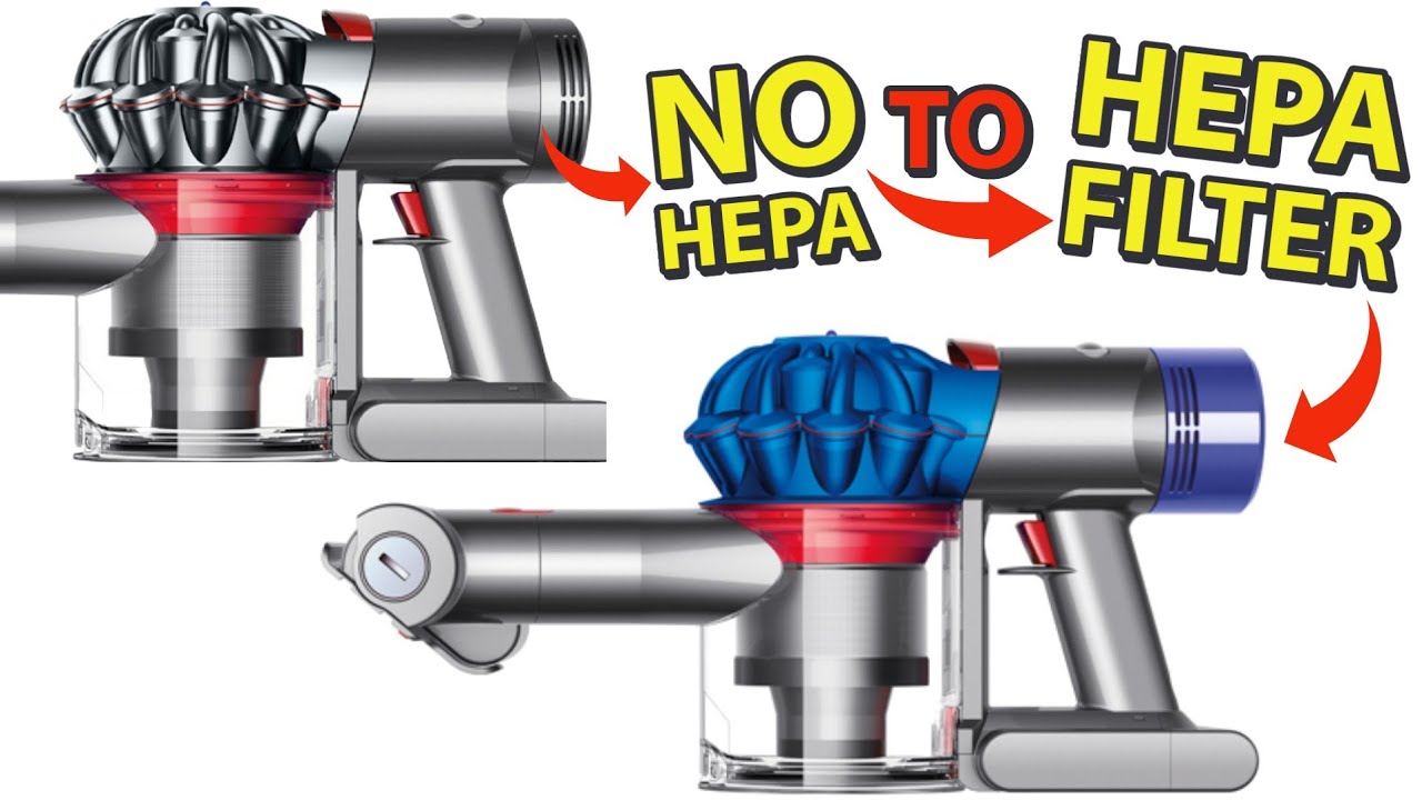 Замена HEPA-фильтра на беспроводной пылесос DYSON V7, V8 с питанием от аккумулятора — замена пено...