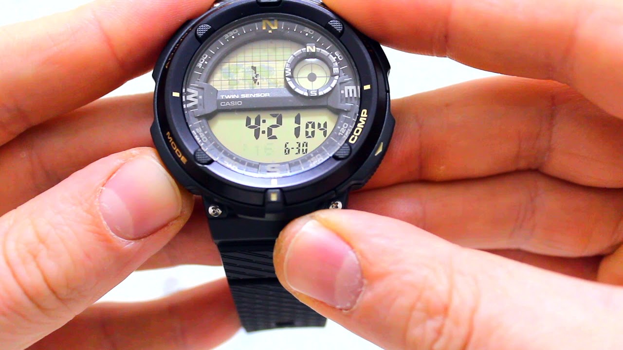 Часы Casio Outgear SGW-600H-9A - Инструкция, как настроить от PresidentWatches.Ru