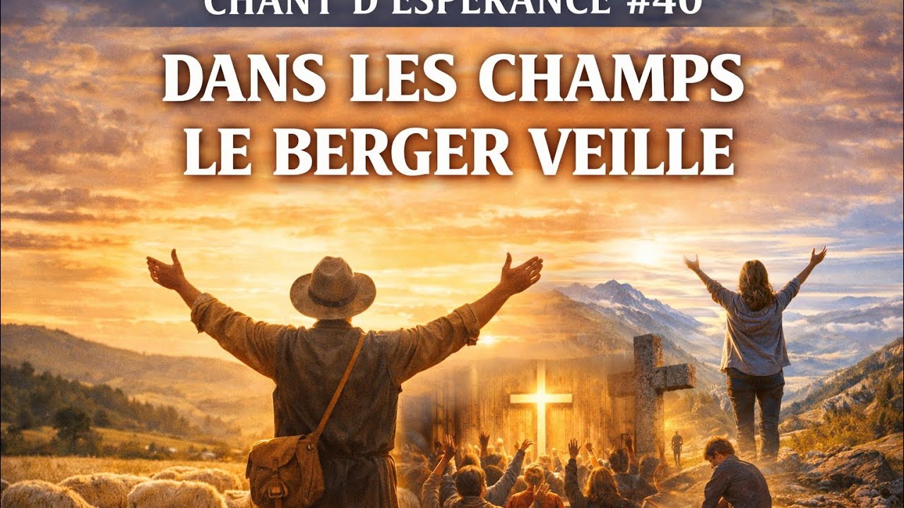 DANS LES CHAMPS LE BERGER VEILLE | CHANT D’ESPÉRANCE #40 | ADORATION CHRÉTIENNE
