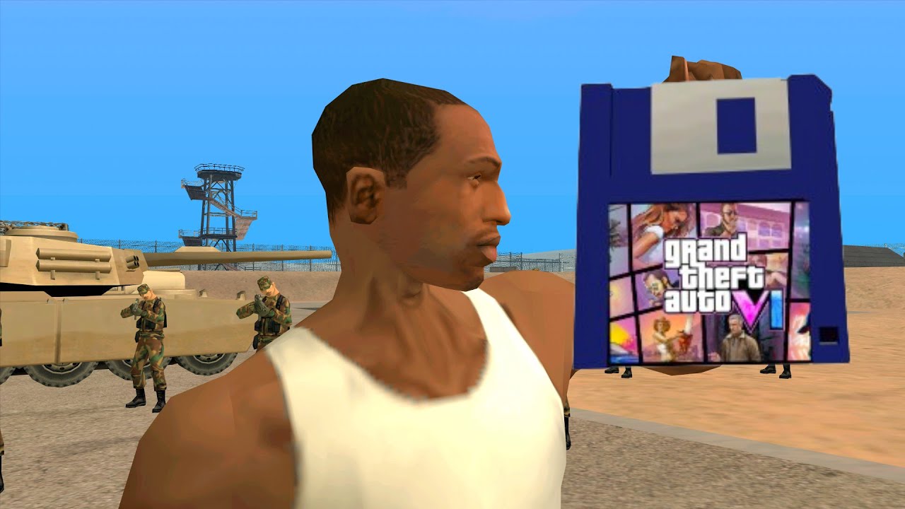 CJ Steals GTA VI from Area 69