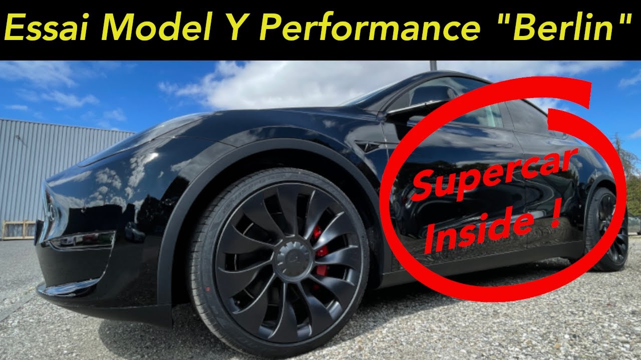 Premier essai de la Model Y Performance Berlin !