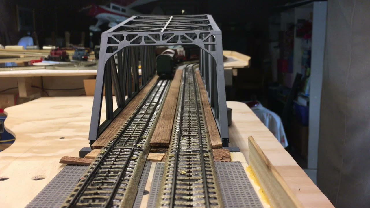 Walthers double track swing bridge details added