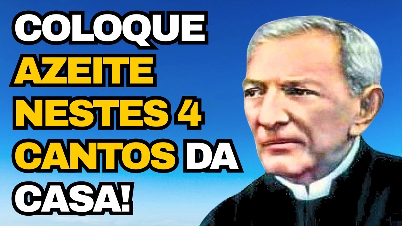 PADRE CÍCERO REVELA Coloque AZEITE nestes 4 CANTOS da sua casa e DEUS fará ESTE MILAGRE!