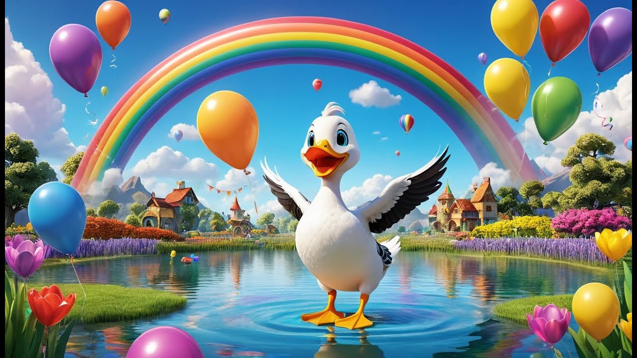 Ducky Flappy Wings Go Flap Flap Flap | Playful Duck Song for Kids | Fun Animal Rhyme for Toddlers