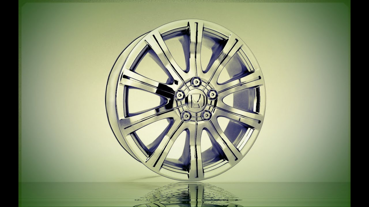Видеоурок моделирование автомобильного диска в 3D Max 2011 RUS