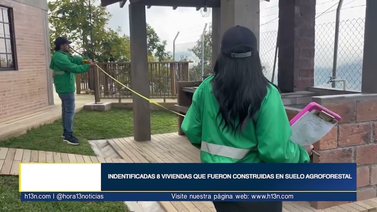 Alcaldía de Medellín identificó 8 construcciones en predio agroforestal en San Sebastián de Palmitas