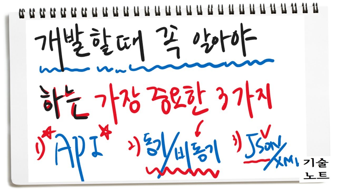 2편) IT필수 지식 API, 동기/비동기, JSON/XML | 기술노트