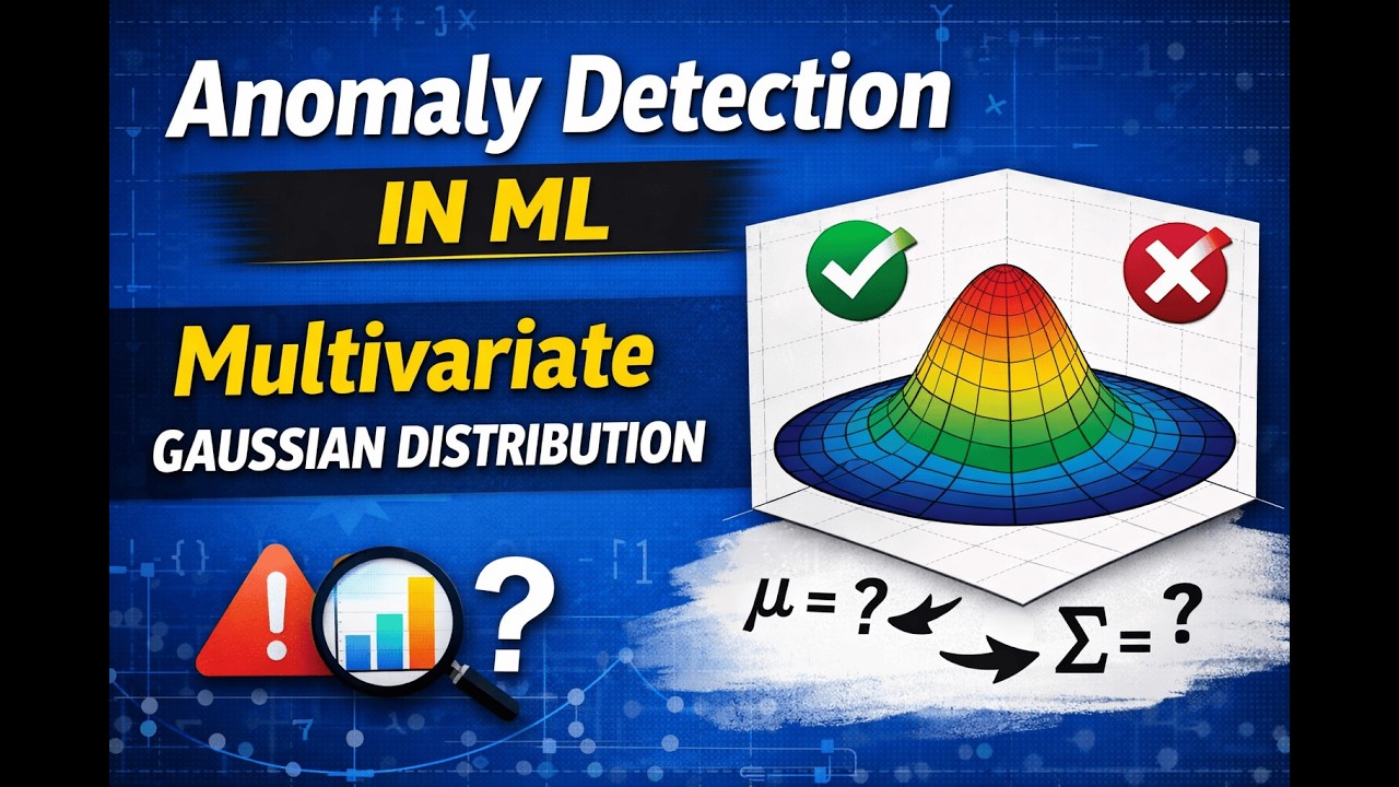 Multivariate Gaussian Distribution Explained | Parameter Estimation (μ, Σ) & Anomaly Detection