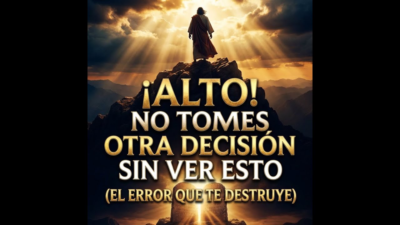 ¡ALTO! No tomes otra decisión sin ver esto (El error que te destruye)