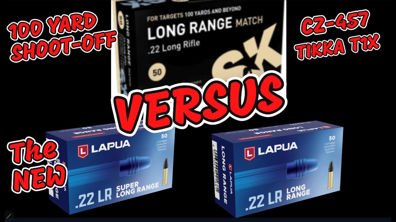 Матч LAPUA Long Range и Super Long Range против SK Long Range на 100 ярдов, CZ457 и TIKKA T1X