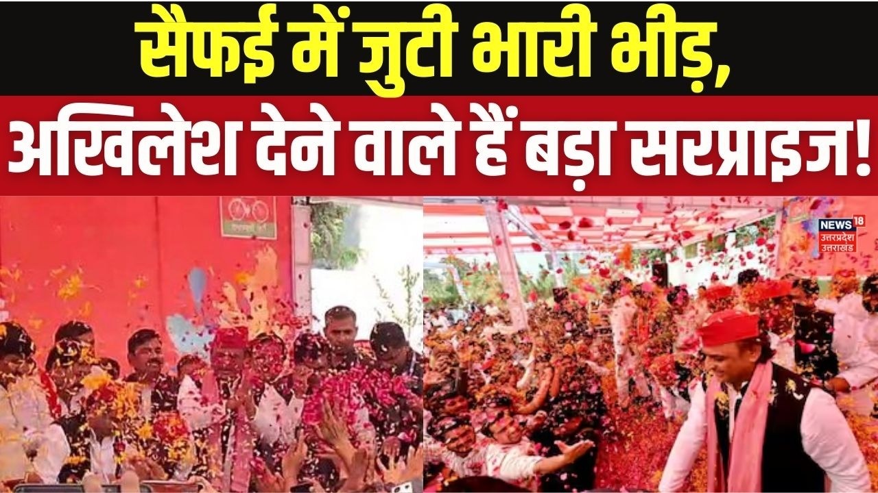Saifai Holi 2026: जब सैफई में उड़े गुलाल... अखिलेश ने भरा कार्यकर्ताओं में जोश! Top News | SP