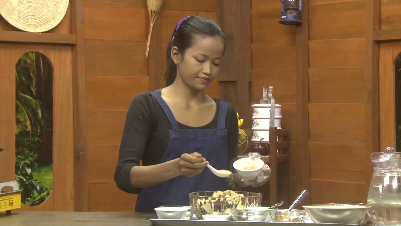 របៀបធ្វើខតៅហ៊ូទំពាំងជូ | ម្ហូបបួស | Sangkem ម្ហូប