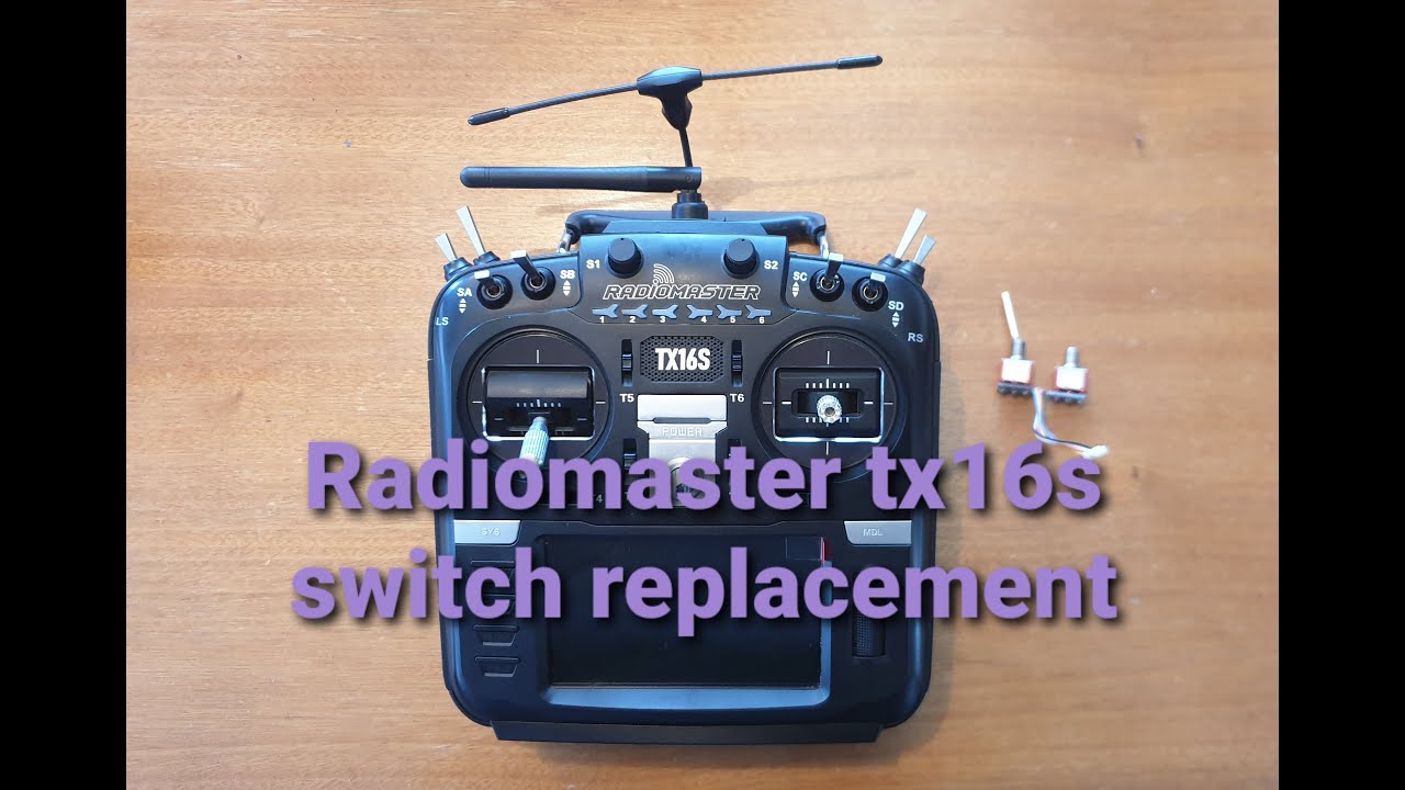Radiomaster tx16s switch fix/replacement sg/sh