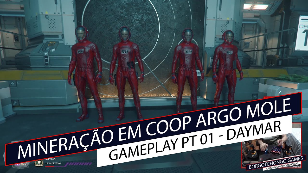 Star Citizen 3.8 - Mineração em Coop com a Argo MOLE Gameplay [Parte 01/02] #Ep293 pt-br