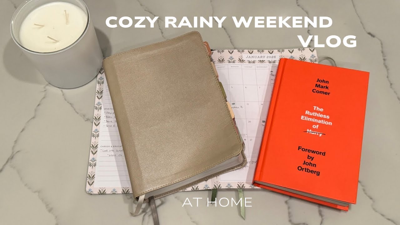 Slow Living Rainy Weekend ☔️ | Bible Study, Coffee & Cozy Home Moments | Life in My 40s