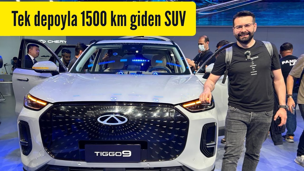Chery Tiggo 9 PHEV Türkiye'ye geliyor? Elektrikli benzinli motorla menzil 1500 km'ye yakın #chery