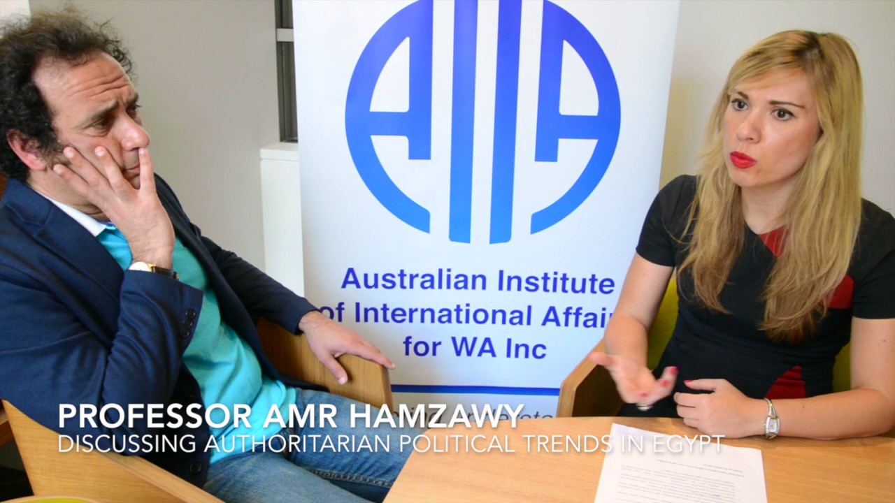 Professor Amr Hamzawy &mdash; Authoritarian Political Trends in Egypt