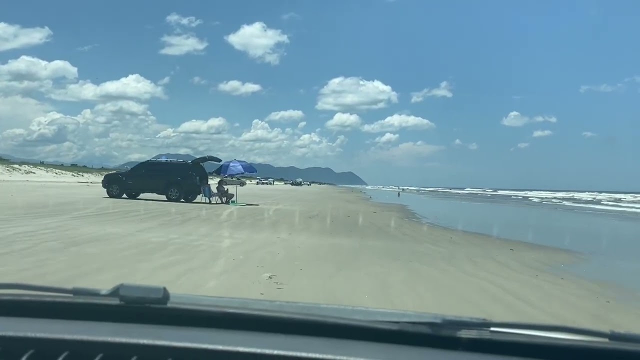 Praia da JURÉIA ,travessia por balsa,acesso pela estrada